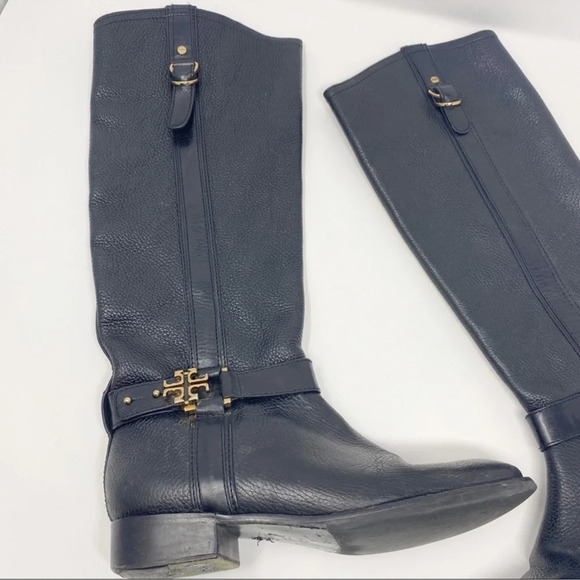 Tory Burch black riding boots - Picture 7 of 7